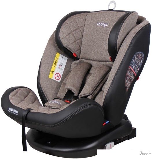 Детское автокресло Indigo Aero Isofix (бежевый)