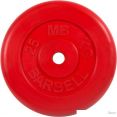 Диск MB Barbell Стандарт 26 мм (1x25 кг, красный)