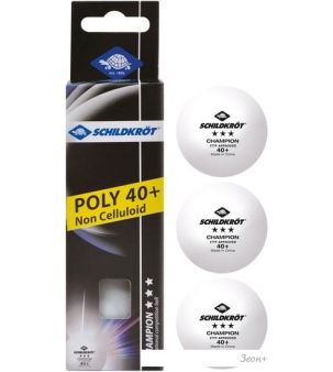     Donic 3-Star Champion ITTF Poly 40+