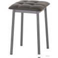 Табурет AMC Comfort 7К4.8 (кожзам, серо-коричневый/графит)