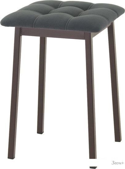 Табурет AMC Comfort 7К2.16 (кожзам, антрацит/коричневый)