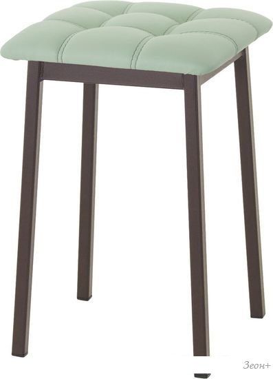 Табурет AMC Comfort 7К2.10 (кожзам, мятный/коричневый)