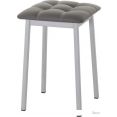 Табурет AMC Comfort 7К5.5 (кожзам, графит/серебристый)