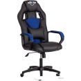 Кресло TetChair Driver (иск.кожа/ткань, черный/синий)