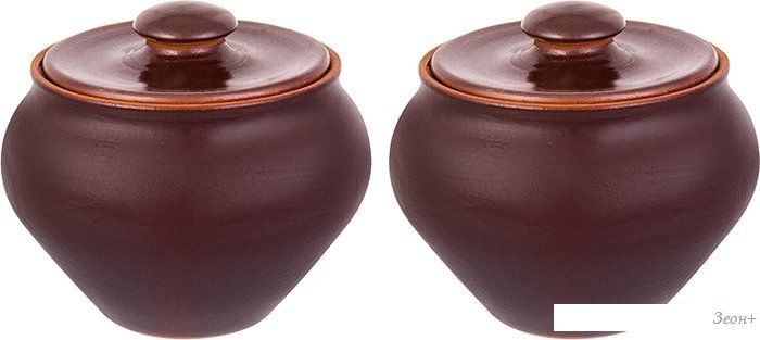 Набор горшочков Elan Gallery TerraCotta 570151