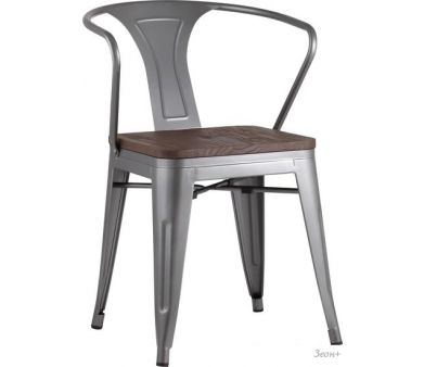    Stool Group Tolix ARM wood c  ()