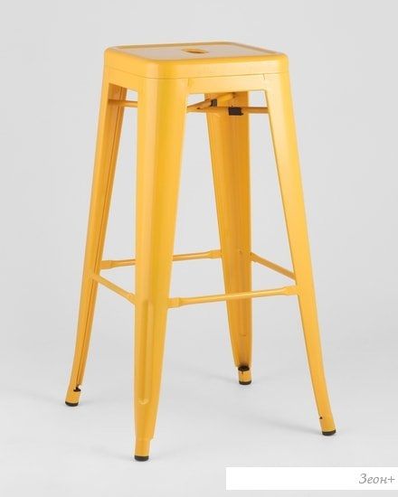 Табурет Stool Group TOLIX барный (желтый) глянцевый