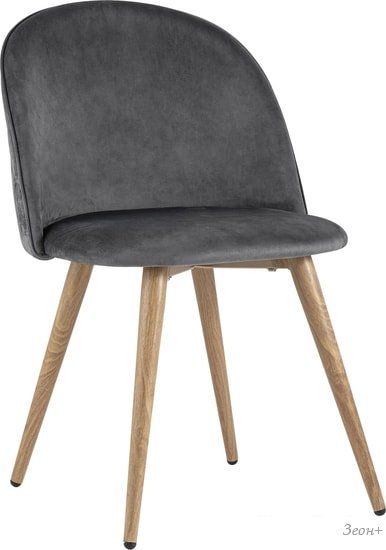 Стул Stool Group Лион велюр c ромбами (серый)