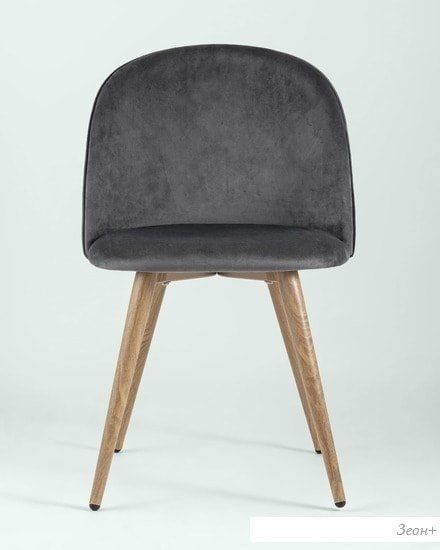 Стул Stool Group Лион велюр c ромбами (серый)