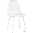Стул Stool Group Oliver (экокожа белый/белые ножки)