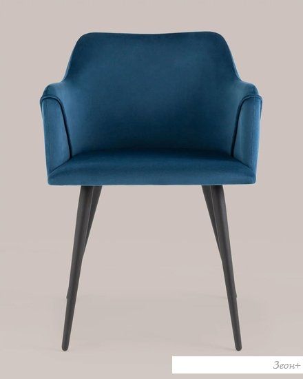 Стул Stool Group Джоэл с подлокотниками vd-joel-b29 (велюр синий)