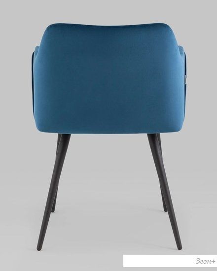 Стул Stool Group Джоэл с подлокотниками vd-joel-b29 (велюр синий)