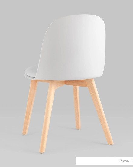 Стул Stool Group Fog с подушкой SL-7022DM (светло-серый, деревянные ножки)