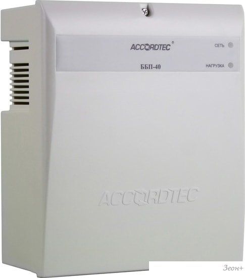 Источник бесперебойного питания AccordTec ББП-40 исп. 1 (пластик)