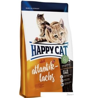 Сухой корм для кошек Happy Cat Cat Adult Атлантический лосось 10 кг