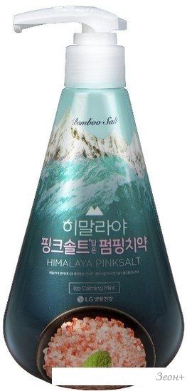 Зубная паста PERIOE Pumping Ice Calming Mint с розовой гималайской солью 285 г