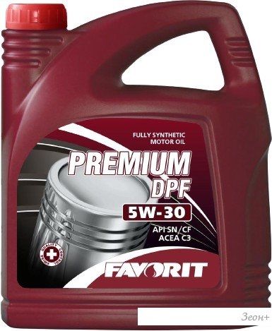 Моторное масло Favorit Premium DPF 5W-30 SN/CF 5л