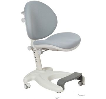 Детское ортопедическое кресло Fun Desk Cielo с подставкой для ног (серый)