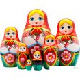 Развивающая игра Брестская Матрешка В белорусском традиционном костюме (набор 7 шт)