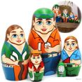 Развивающая игрушка Брестская Матрешка Гольф (набор 5 шт)