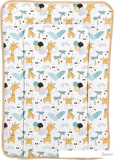 Пеленальный матрас Polini Kids Жирафик на комод 70x50 0002726