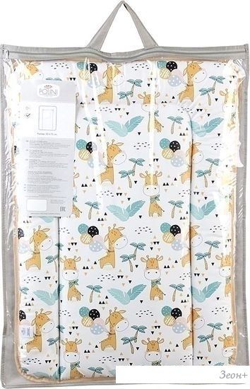 Пеленальный матрас Polini Kids Жирафик на комод 70x50 0002726