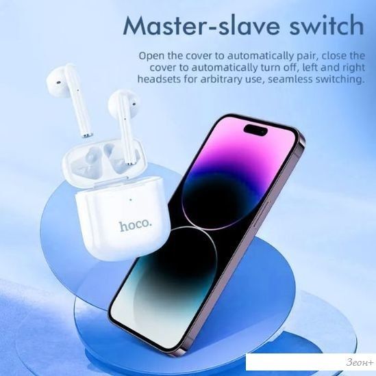 Наушники Hoco EW19 Plus (голубой)