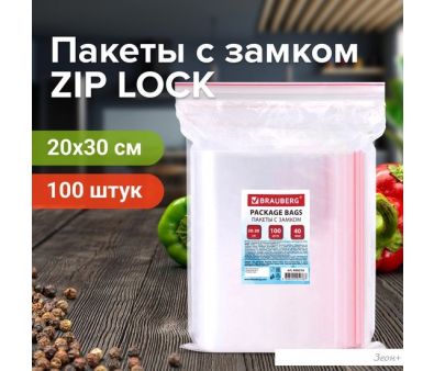   BRAUBERG Zip Lock 606216 (100 )