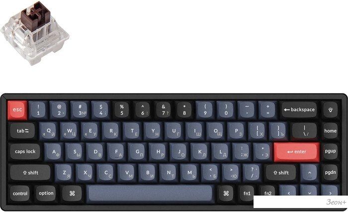 Клавиатура Keychron K6 Pro RGB K6P-J3-RU (Keychron K Pro Brown)