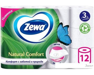   Zewa Natural Comfort 3  (12 )