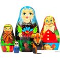 Развивающая игра Брестская Матрешка Приключения Буратино (набор 5 шт)