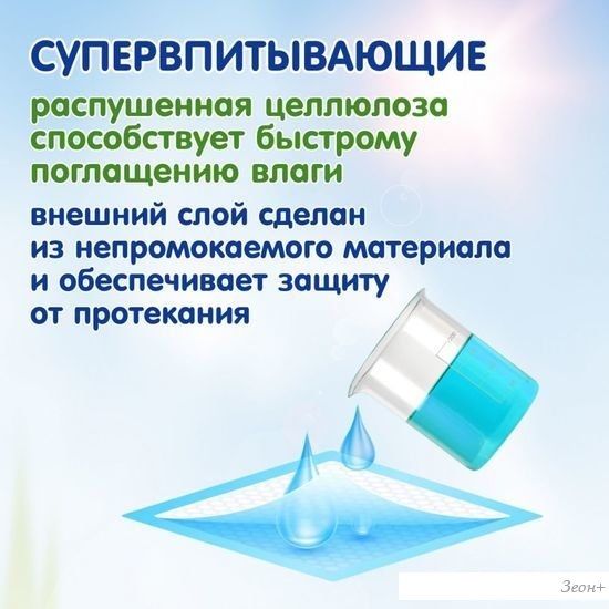 Пеленка одноразовая Inseense 60x60 (32 шт)