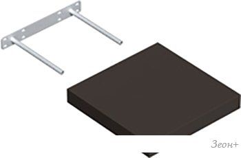Полка Domax FS 24/24 C 65062 (черный)