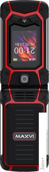 Кнопочный телефон Maxvi E10 (красный)