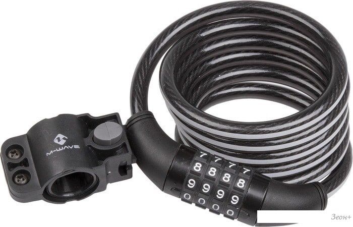 Тросовый велозамок M-Wave DS 10.18 Illu 230962
