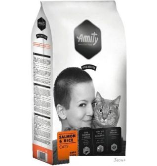 Сухой корм для кошек Amity Premium Salmon & Rice (с лососем и рисом) 10 кг