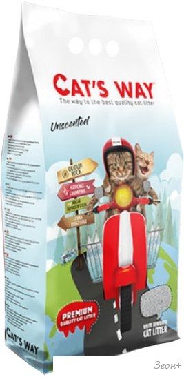 Наполнитель для туалета Cats Way Natural 10 л
