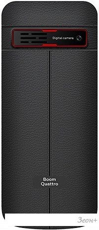 Кнопочный телефон BQ-Mobile BQ-2455 Boom Quattro (черный)