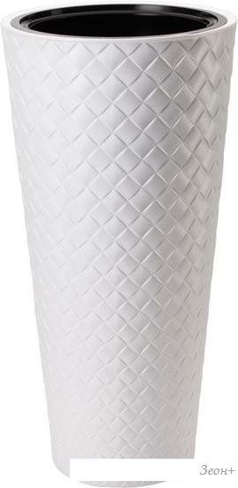 Вазон Form-Plastic Makata Slim (белый)