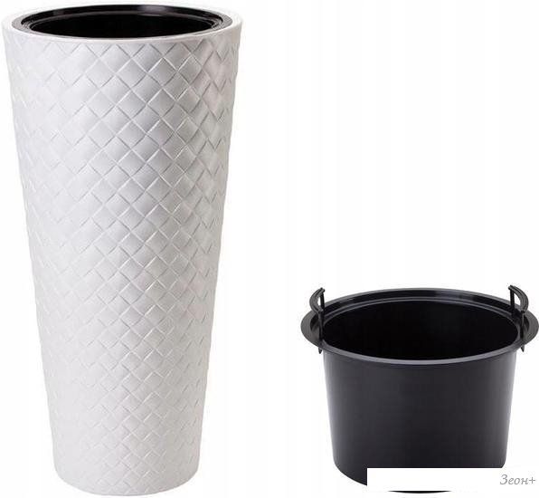 Вазон Form-Plastic Makata Slim (белый)