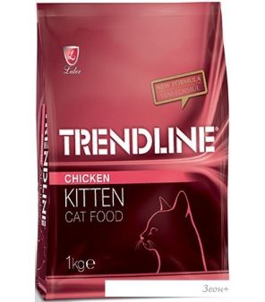 Сухой корм для кошек Trendline c курицей для котят 15 кг