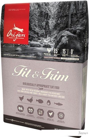 Корм для кошек Orijen Fit & Trim 5.4 кг