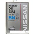 Моторное масло Nissan Strong Save X 5W-30 SN (KLAN3-05304) 4л