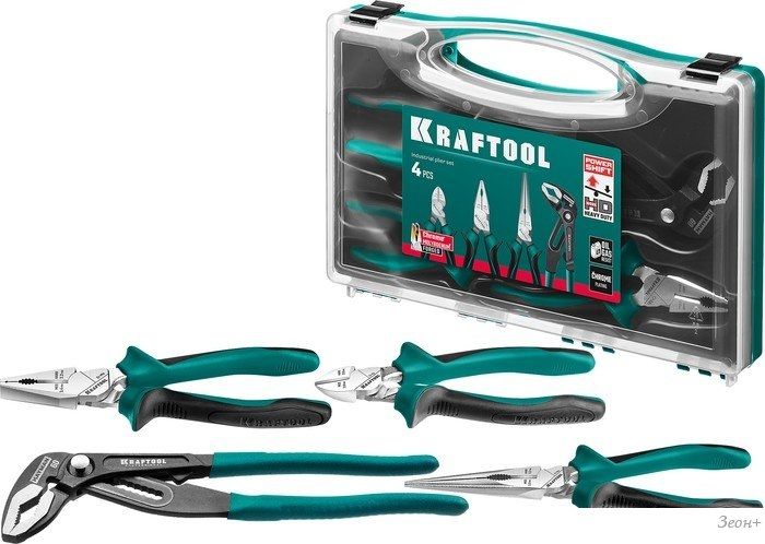 Набор пассатижей KRAFTOOL 22012 (4 предмета)