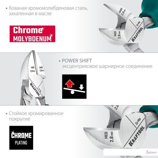 Набор пассатижей KRAFTOOL 22012 (4 предмета)