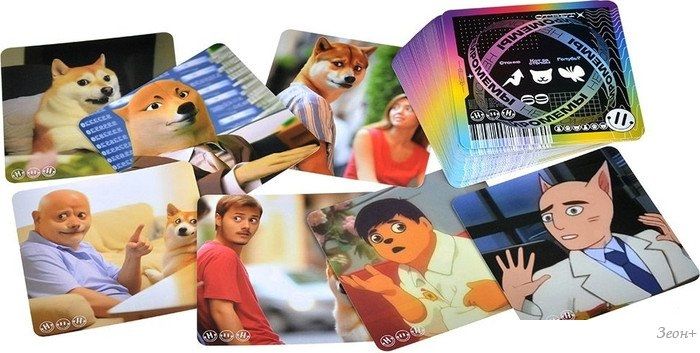 Карточная игра Магеллан Нейромемы. Генератор хорошего настроения