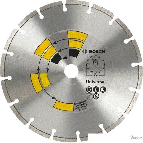 Отрезной диск алмазный Bosch 2609256407