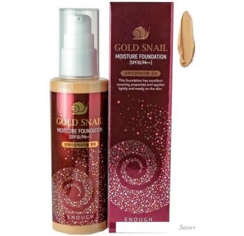   Enough Gold Snail Moisture Foundation 21
