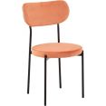 Стул Stool Group Барбара (велюр терракотовый/черный)