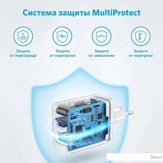 Сетевое зарядное Anker 312 20W Wall Charger (2 Ports)
